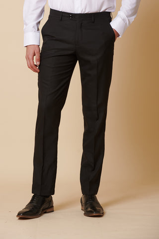 DANNY - Black Tailored Trousers
