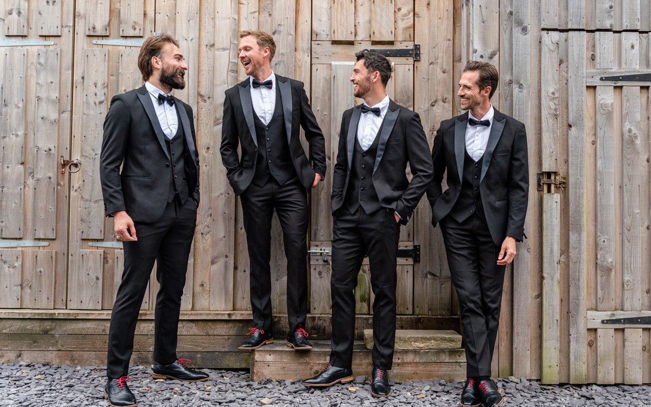 Our guide to wedding suits and how to wear them