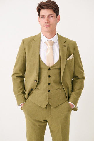 ARCHIE - Moss Tweed Blazer