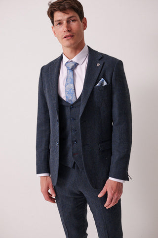 DEAN - Blue Tweed Blazer