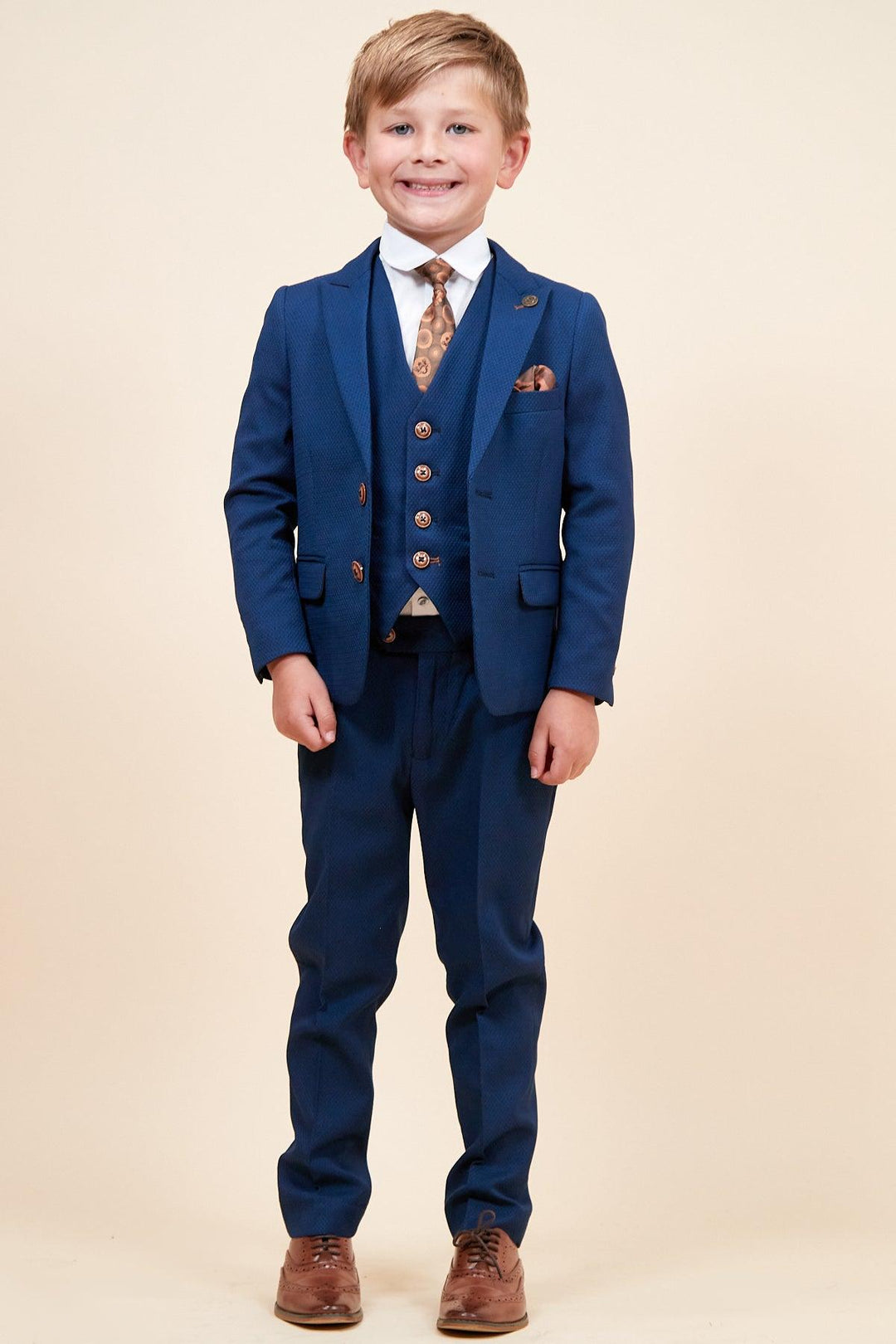 MAX Childrens Royal Blue Three Piece Suit