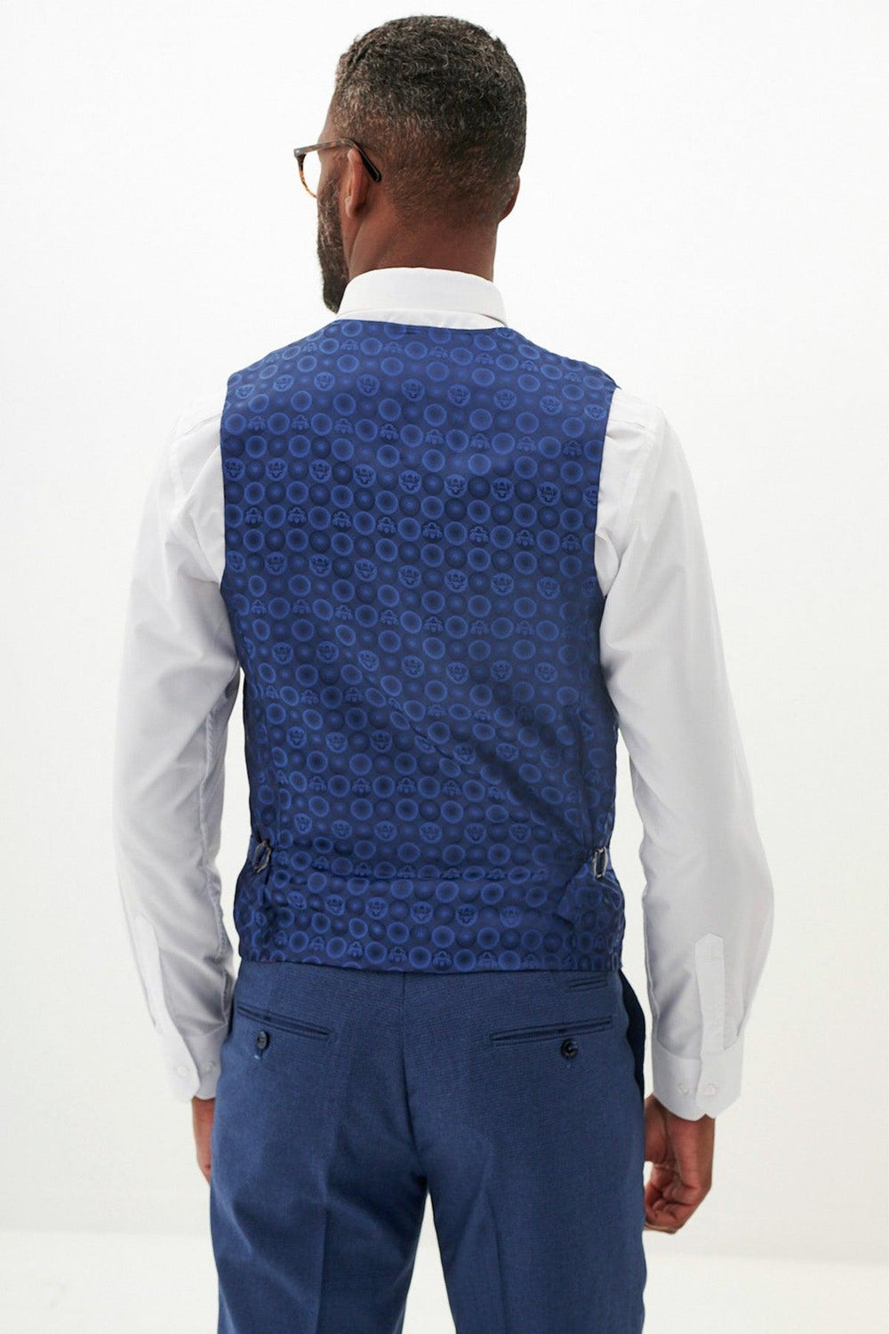 ASHLEY - Navy Blue Waistcoat