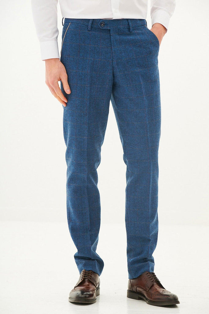 DION Tweed Check Trousers