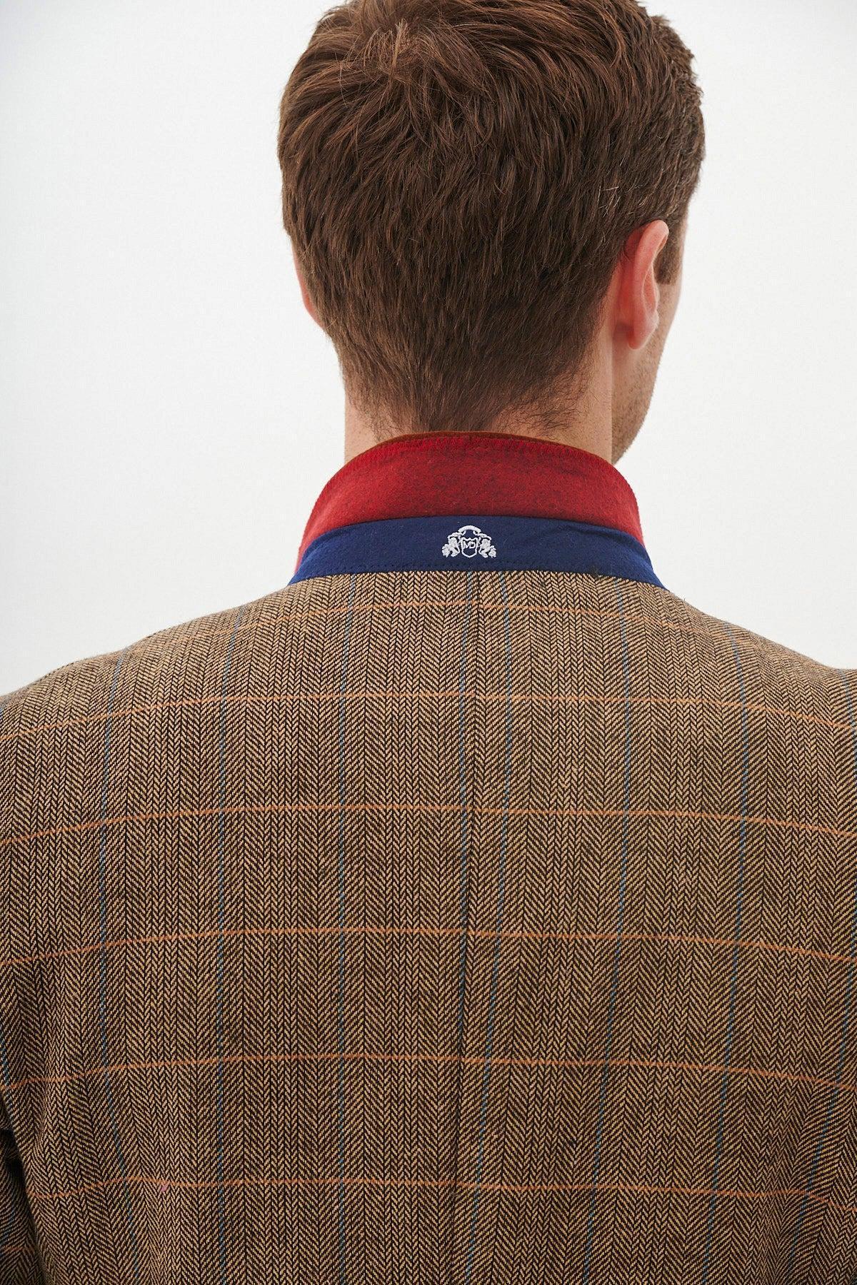 DX7 - Tan Tweed Check Blazer