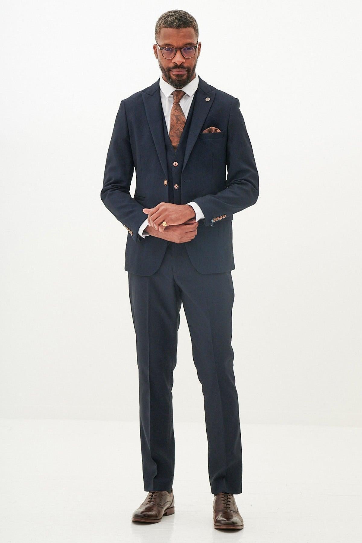 With Navy Can You Wear A Blue Suit To A Wedding MAX Navy Diamond Print Three With Navy Can You Wear A Blue Suit To A Wedding MAX Navy Diamond Print Three