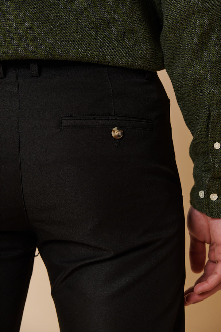 ENZO - Black Chinos