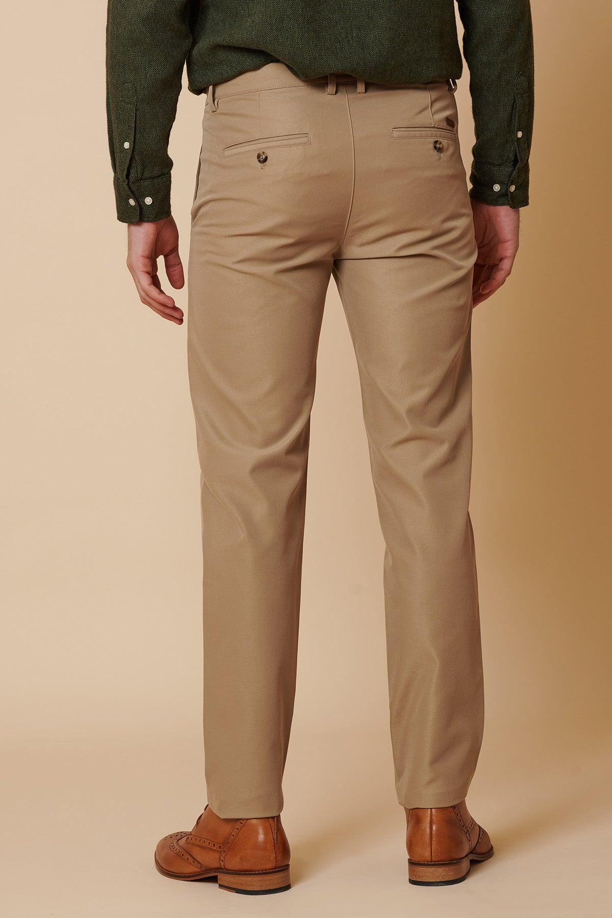 Men's Chinos | Sand Beige Trousers | Marc Darcy