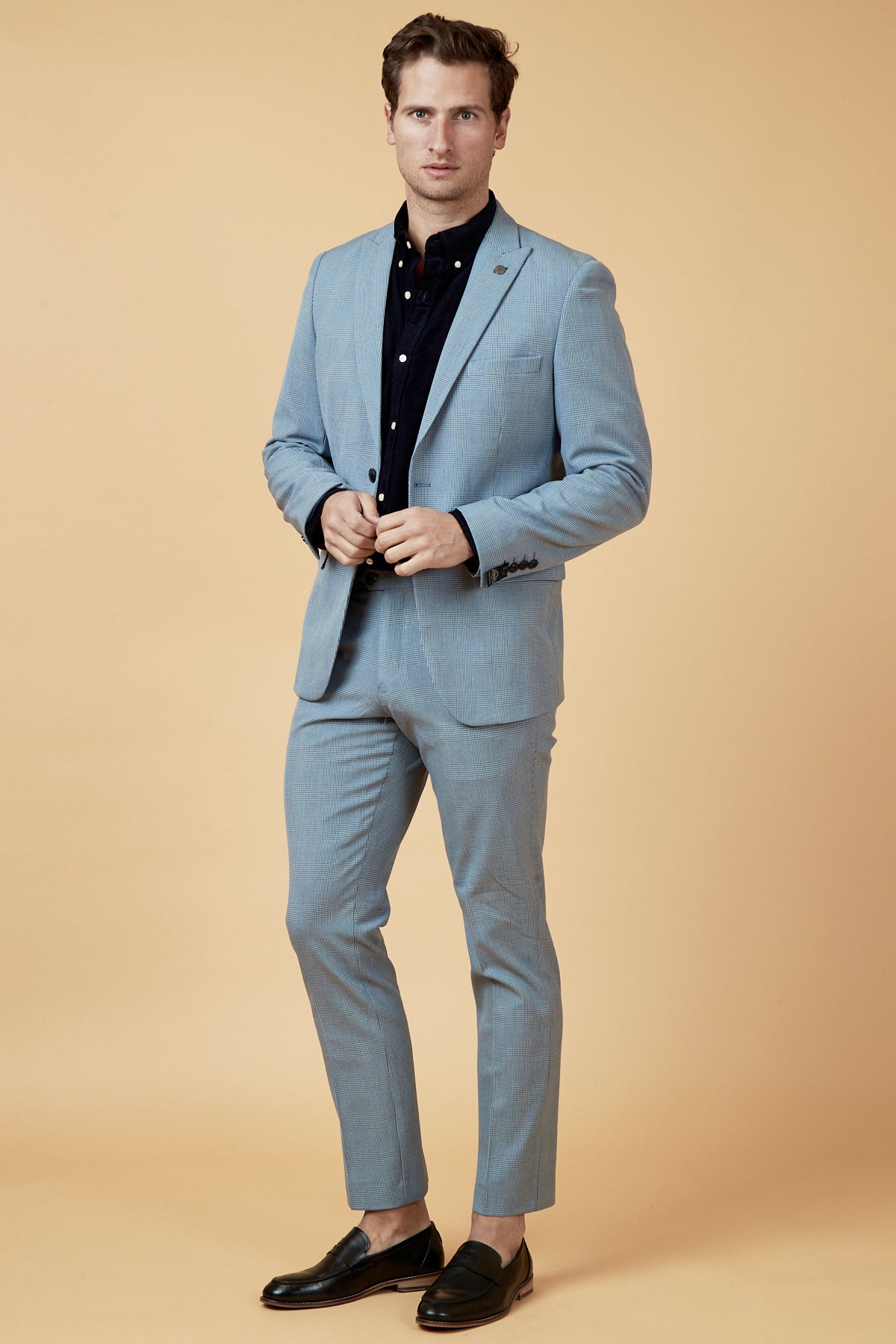 Casual blazer with chinos best sale