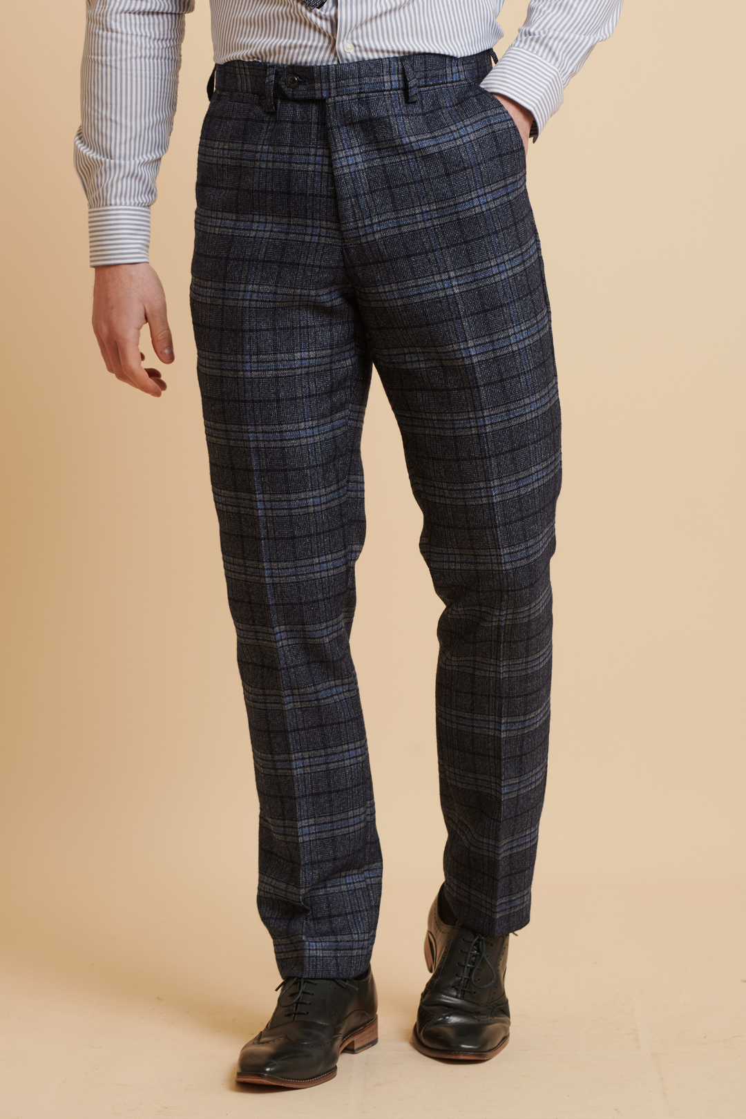 ANDY - Blue Check Two Piece Suit