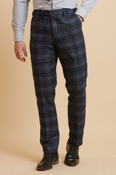 andmary ♡ High waist check pants ANDMARY】High waist check pants