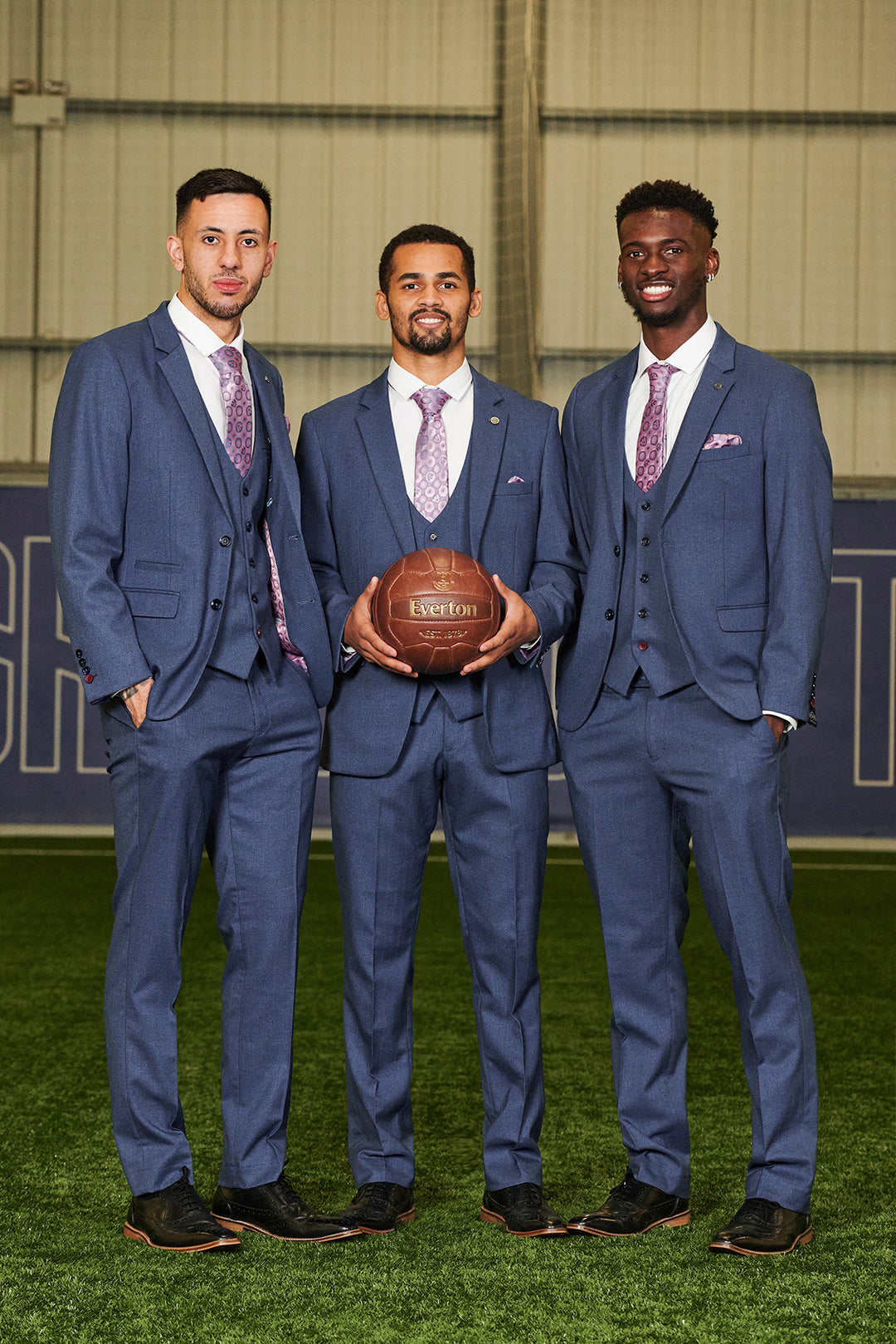 The Everton Collection | ASHLEY Navy Blue Three Piece Suit