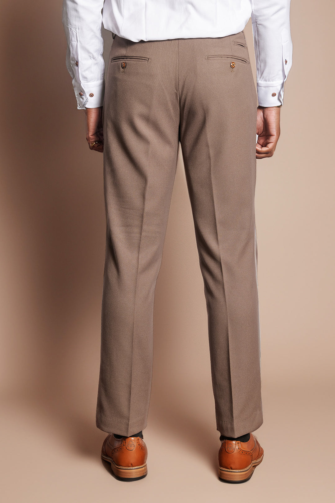 HM5 - Tan Tailored Trousers