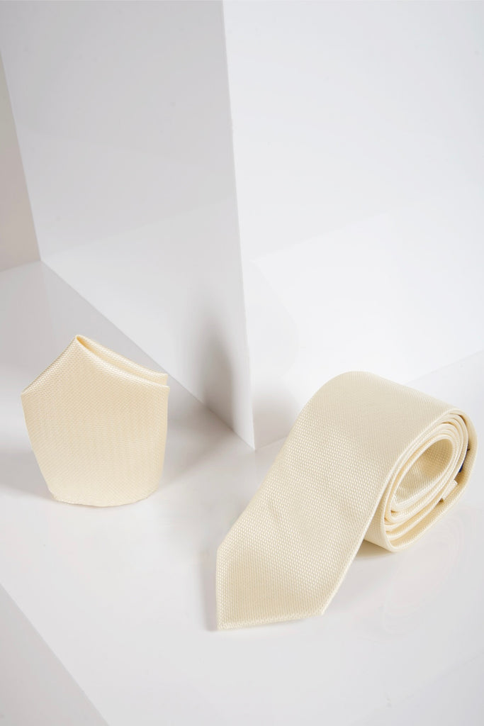 TB17 Birdseye Tie Pocket Square Set