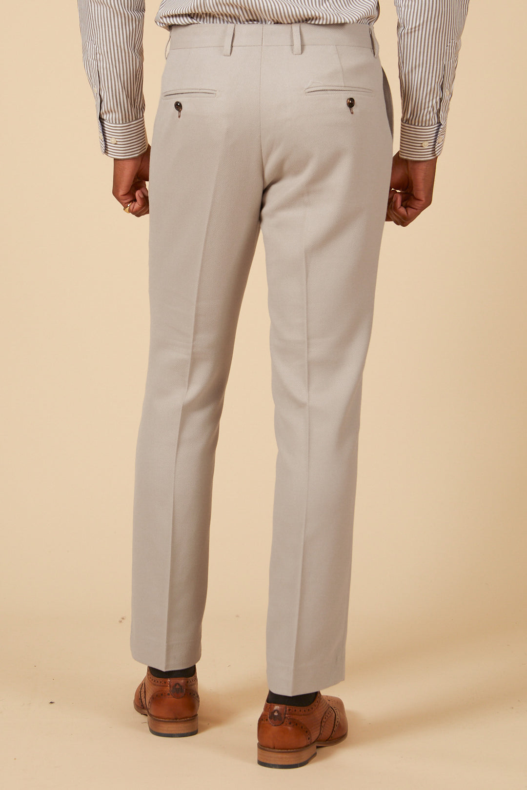 HM5 - Stone Tailored Two Piece Suit