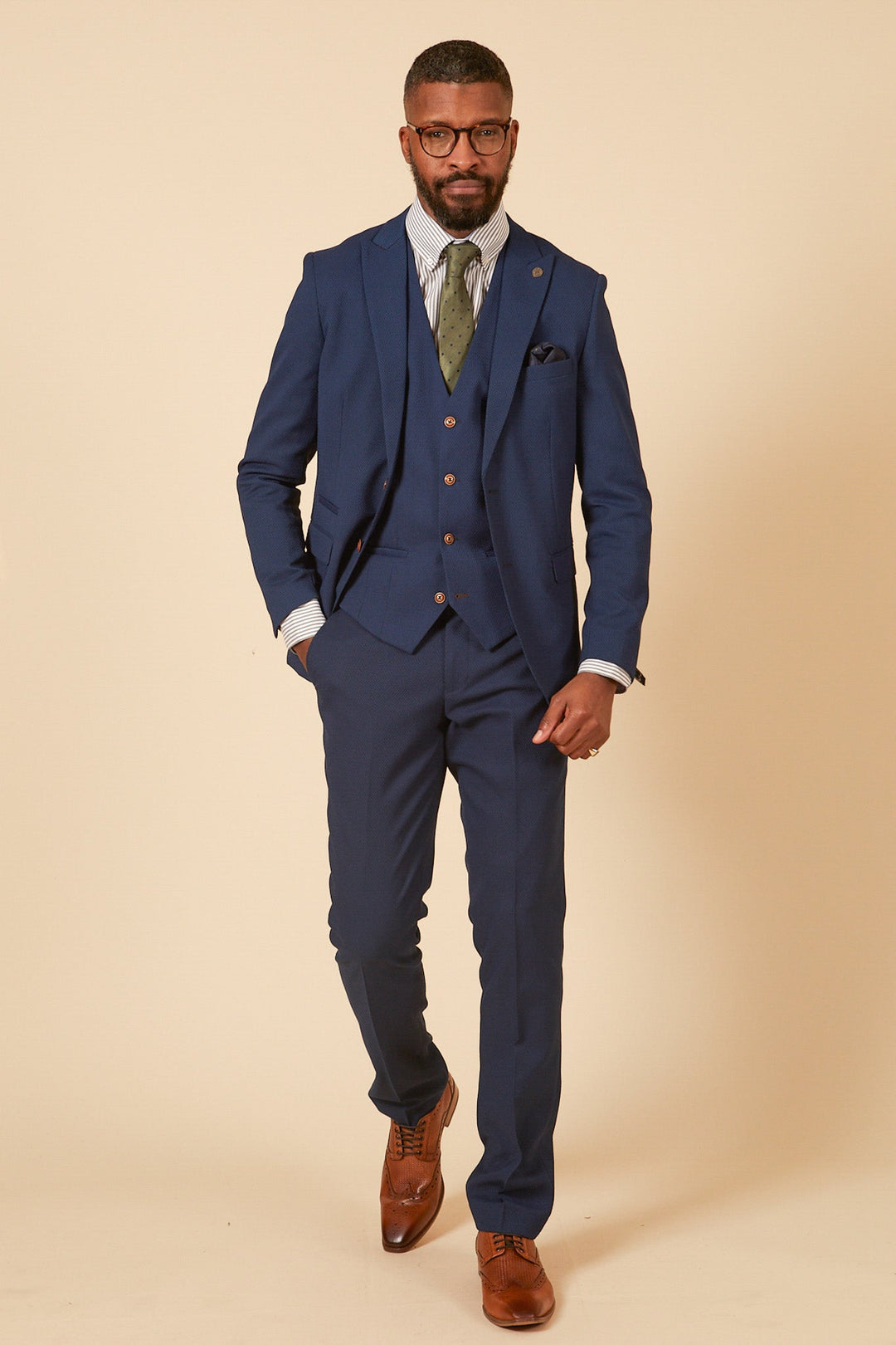 The Leicester City F.C. Collection - MAX Royal Blue Suit As Worn By Wilfred Ndidi