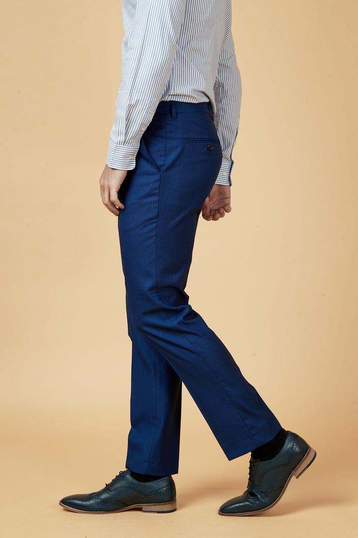 DANNY - Royal Blue Tailored Trousers