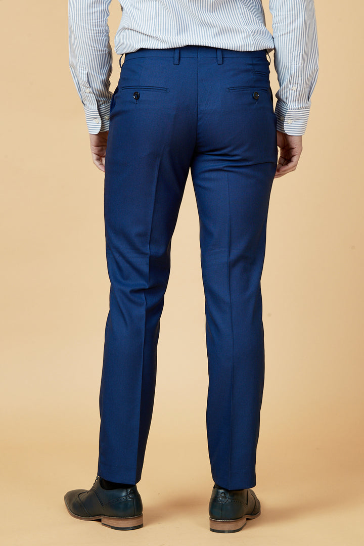 DANNY - Royal Blue Tailored Trousers