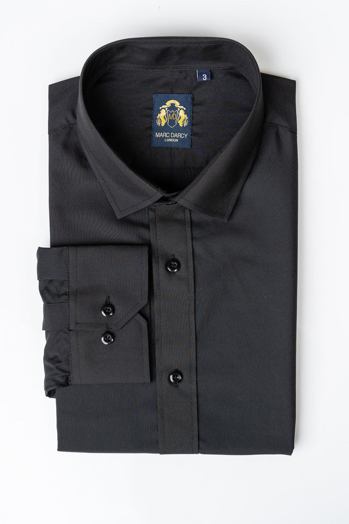 CARTER - Black Long Sleeve Shirt