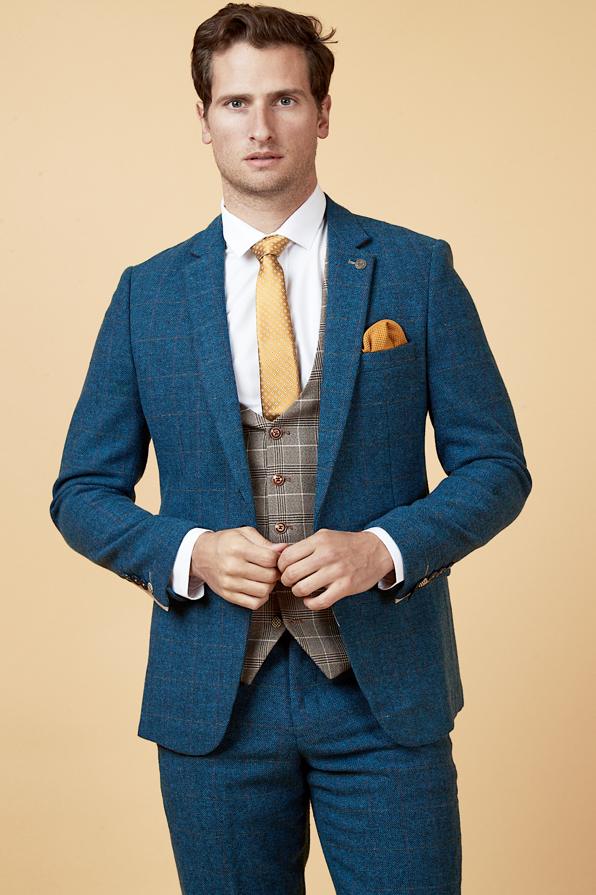 Marc darcy dion blue 2025 suit