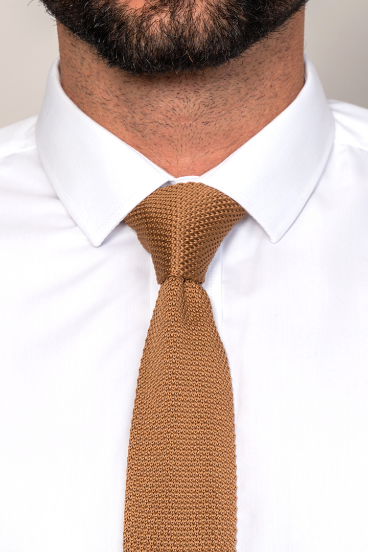 KT - Dark Oak Knitted Tie