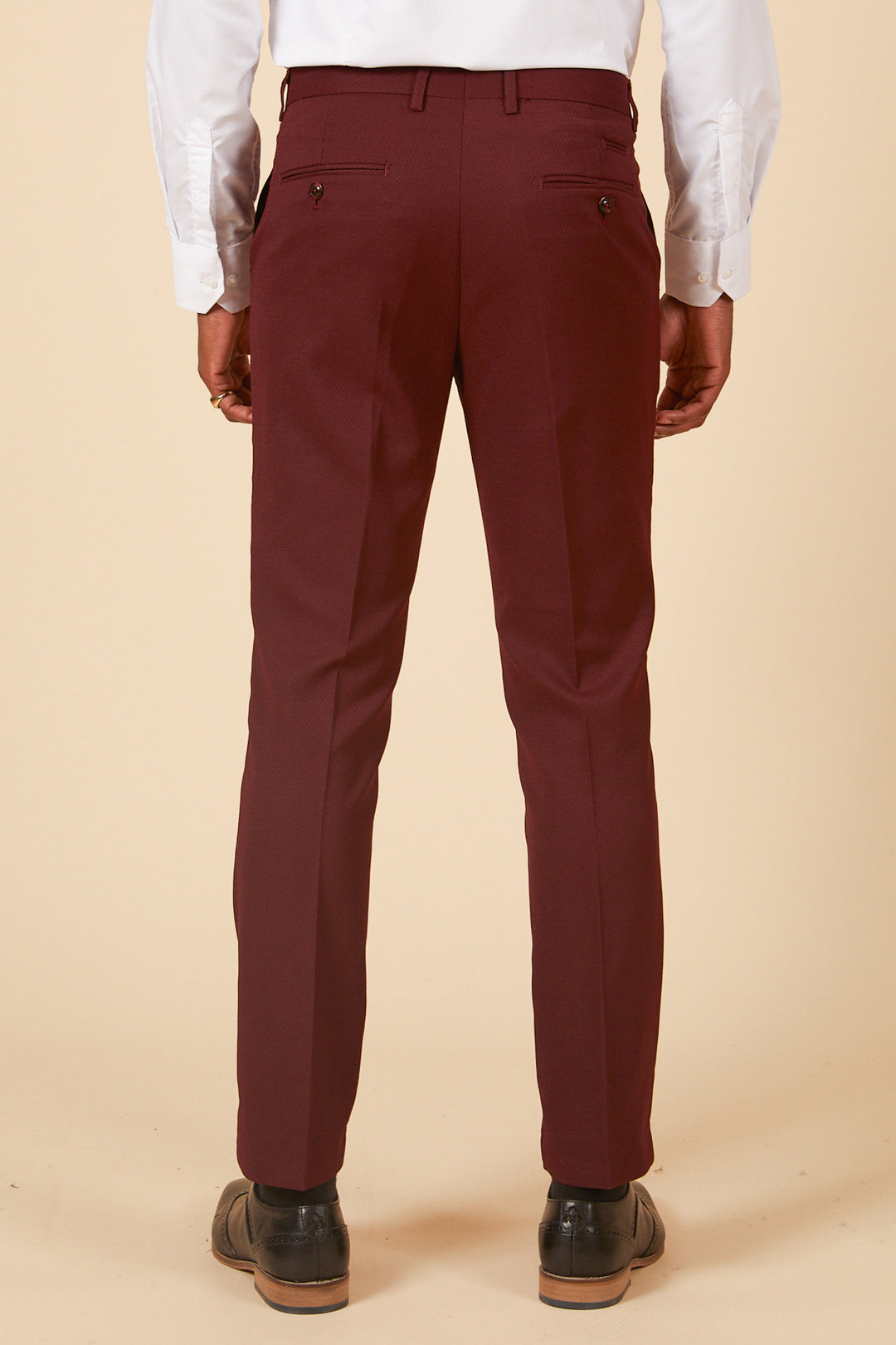 MAX - Wine Tailored Trousers