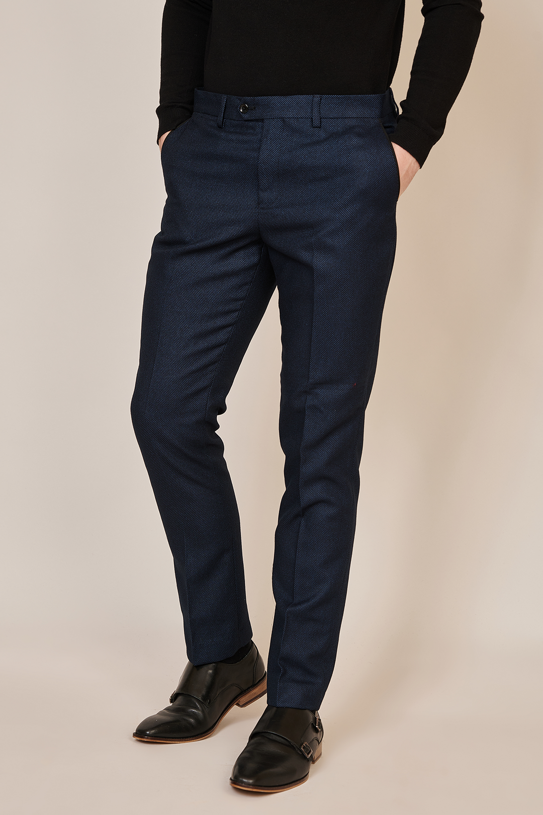 CALLUM - Navy Blue Trouser