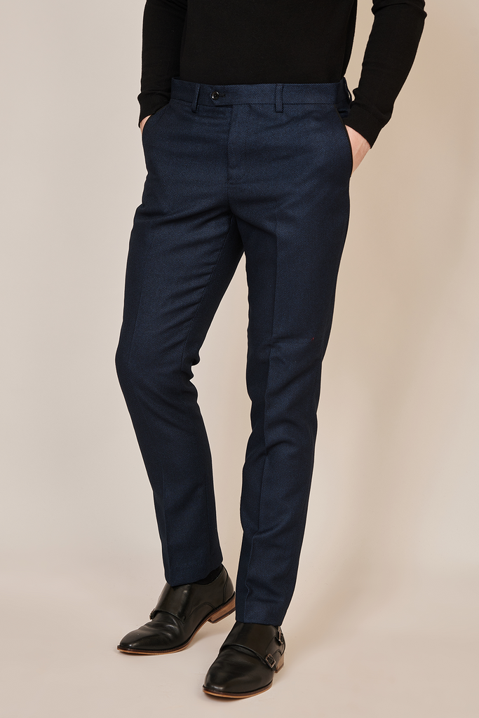 CALLUM Navy Blue Trouser