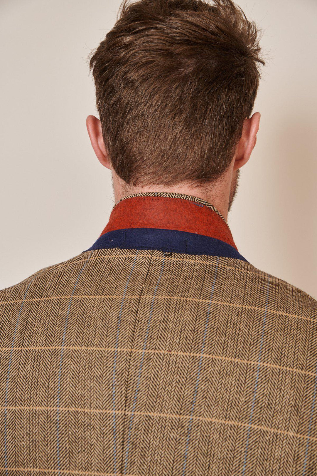 TED - Tweed Suit With MAX Navy Waistcoat