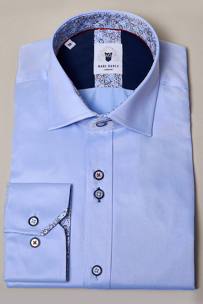ALFIE Sky Blue Long Sleeve Shirt