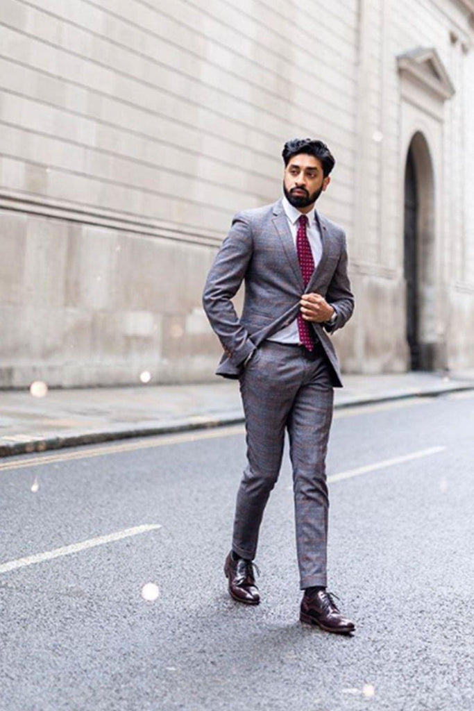 Blogger Style JENSON Check Suit As Worn Gurj Sohanpal