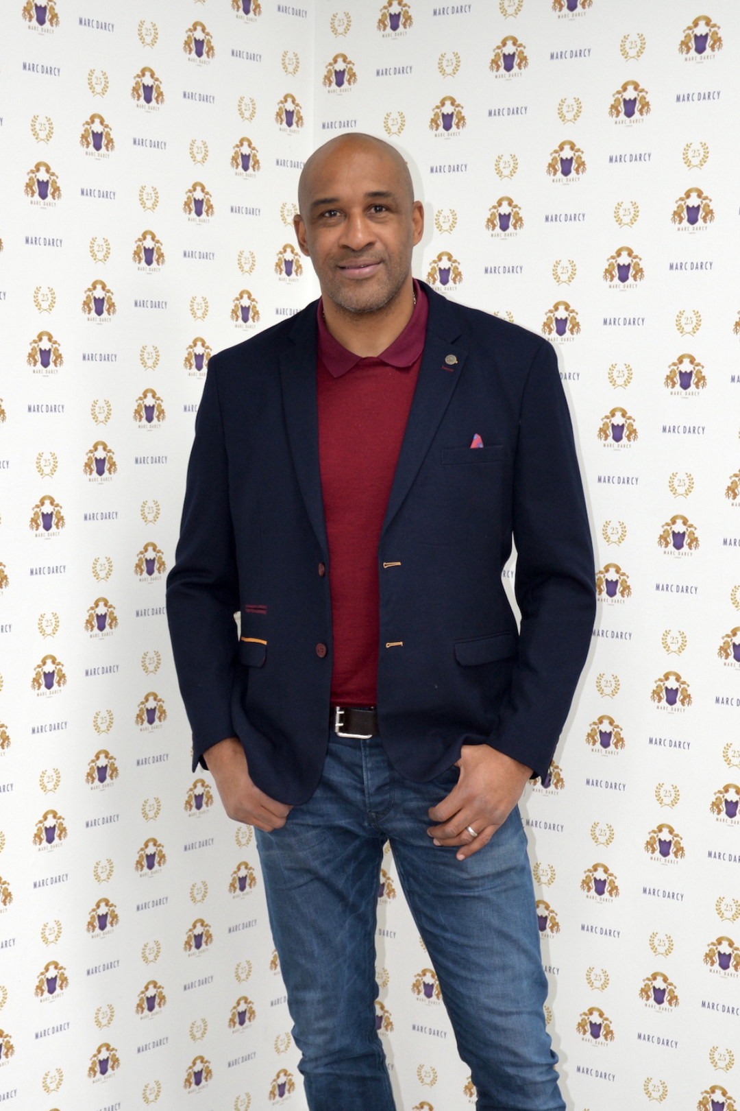 Former Sheffield United Footballer Brian Deane in JD4 Navy Blazer