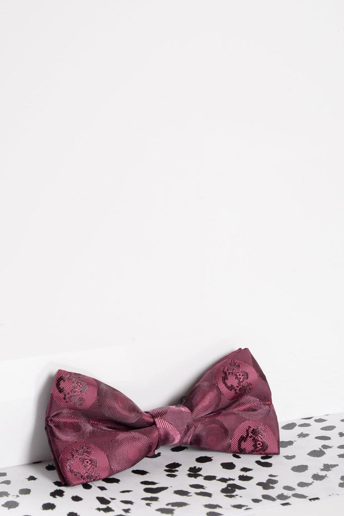 Bubble Circle Print Bow Tie