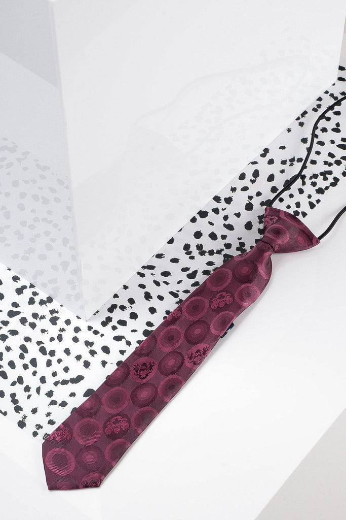 Bubble Circle Print Tie