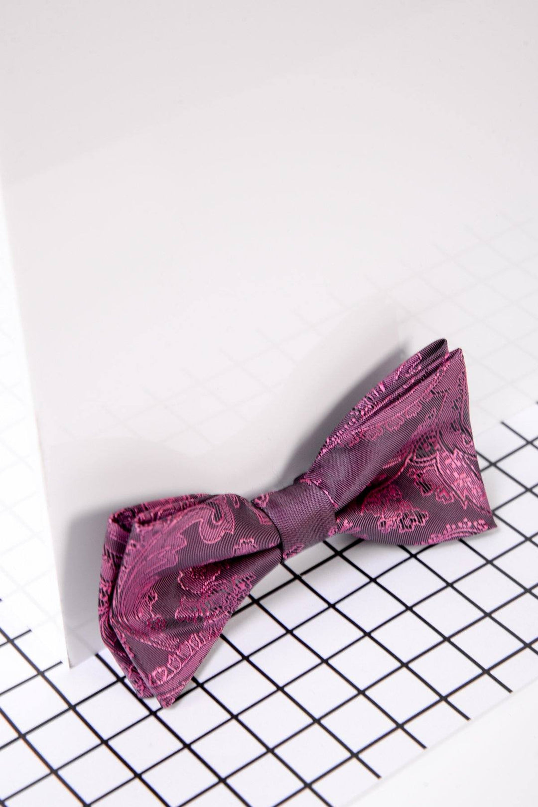 Children's Berry Paisley Print Bow Tie