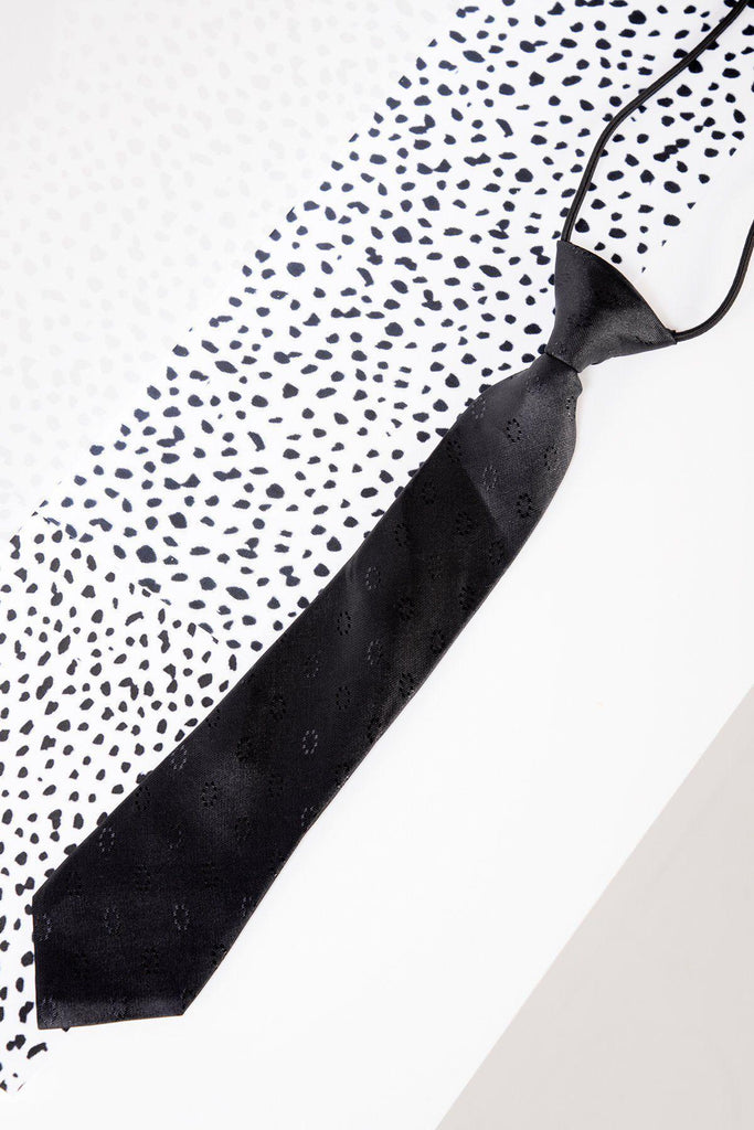 Circle Print Tie