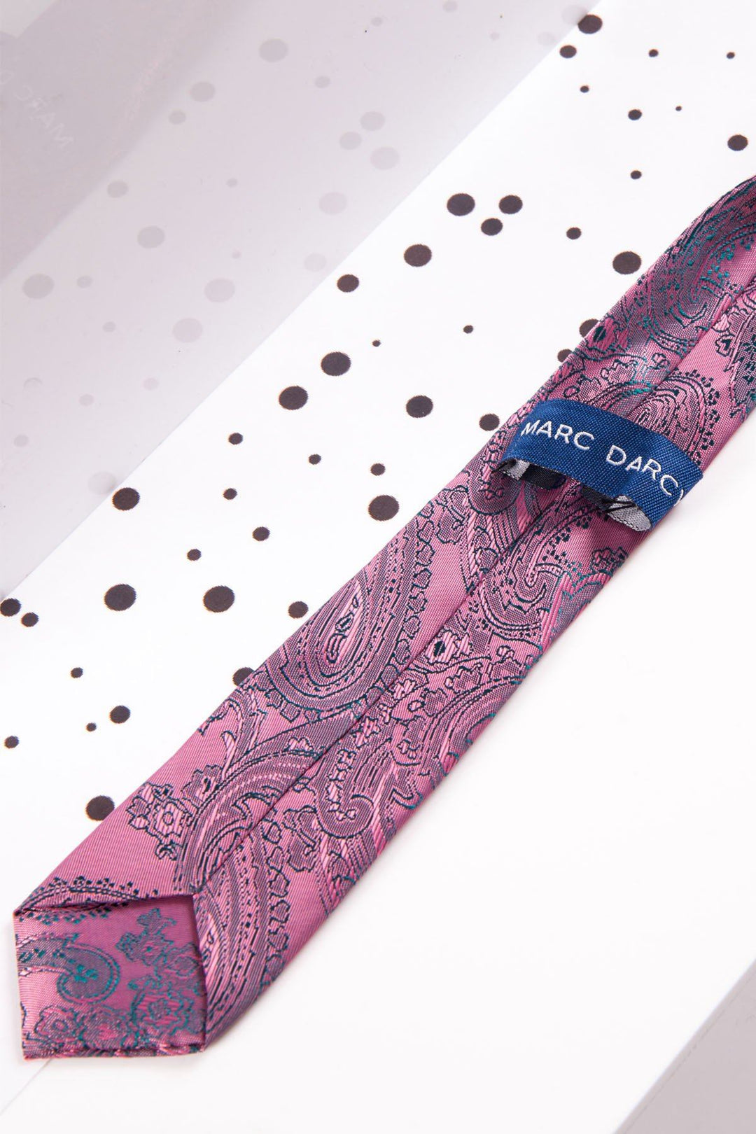 Children's Pink Paisley Print Tie