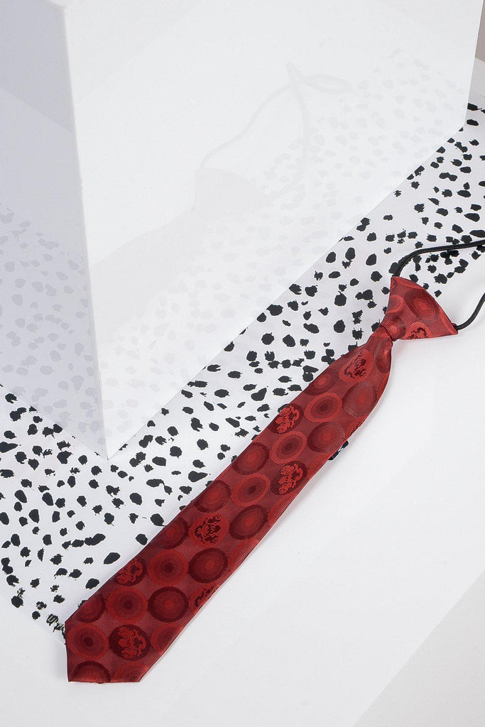 Bubble Circle Print Tie