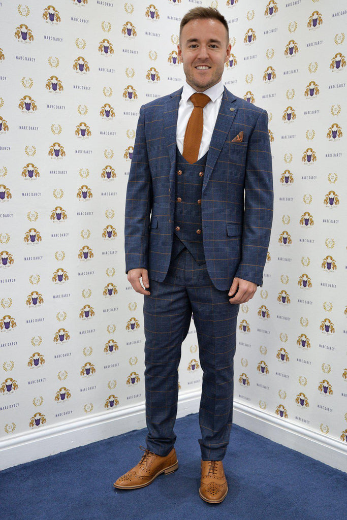 Coronation Streets Alan Halsall Jenson Marine Check Suit
