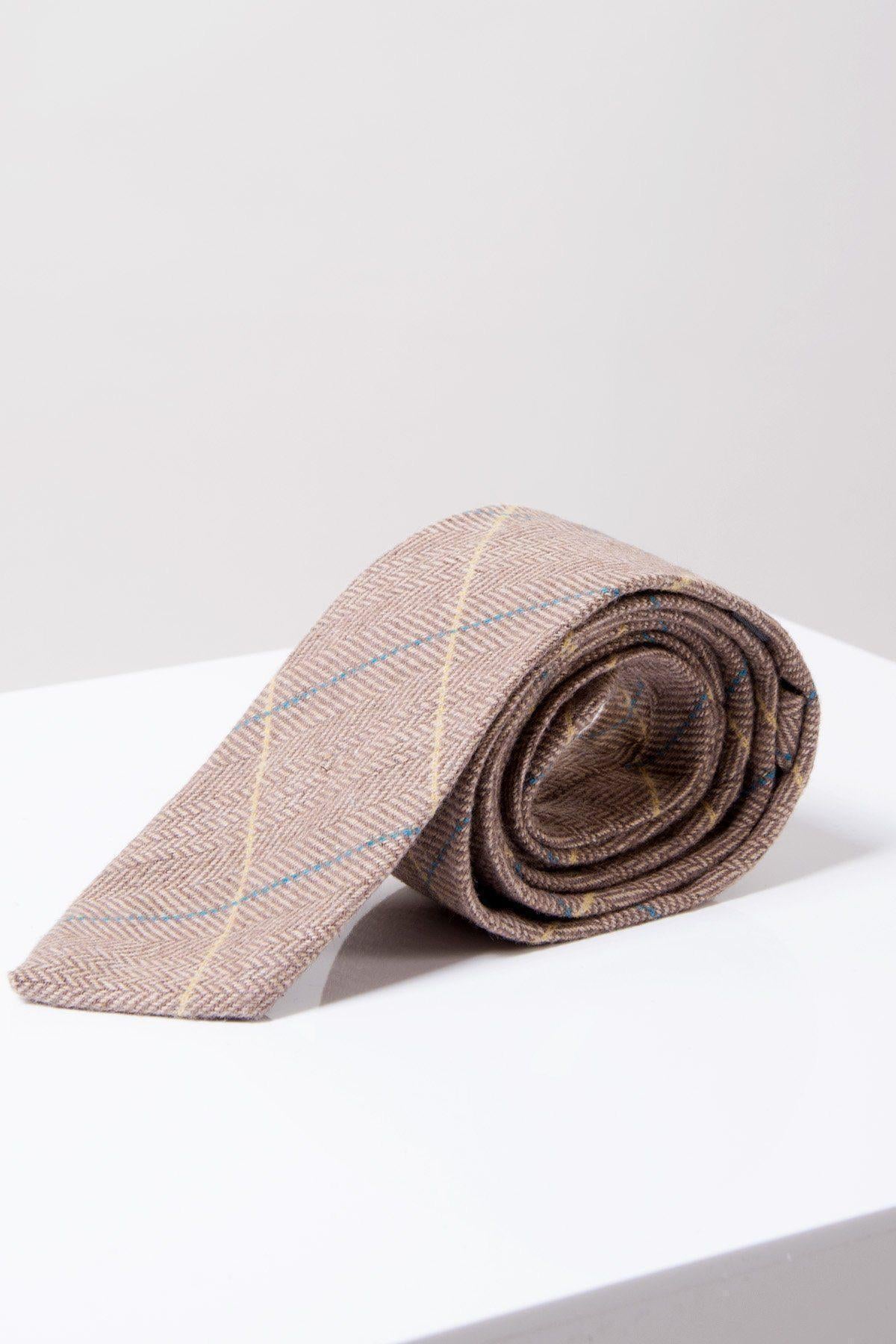 DX7 - Oak Tweed Check Tie