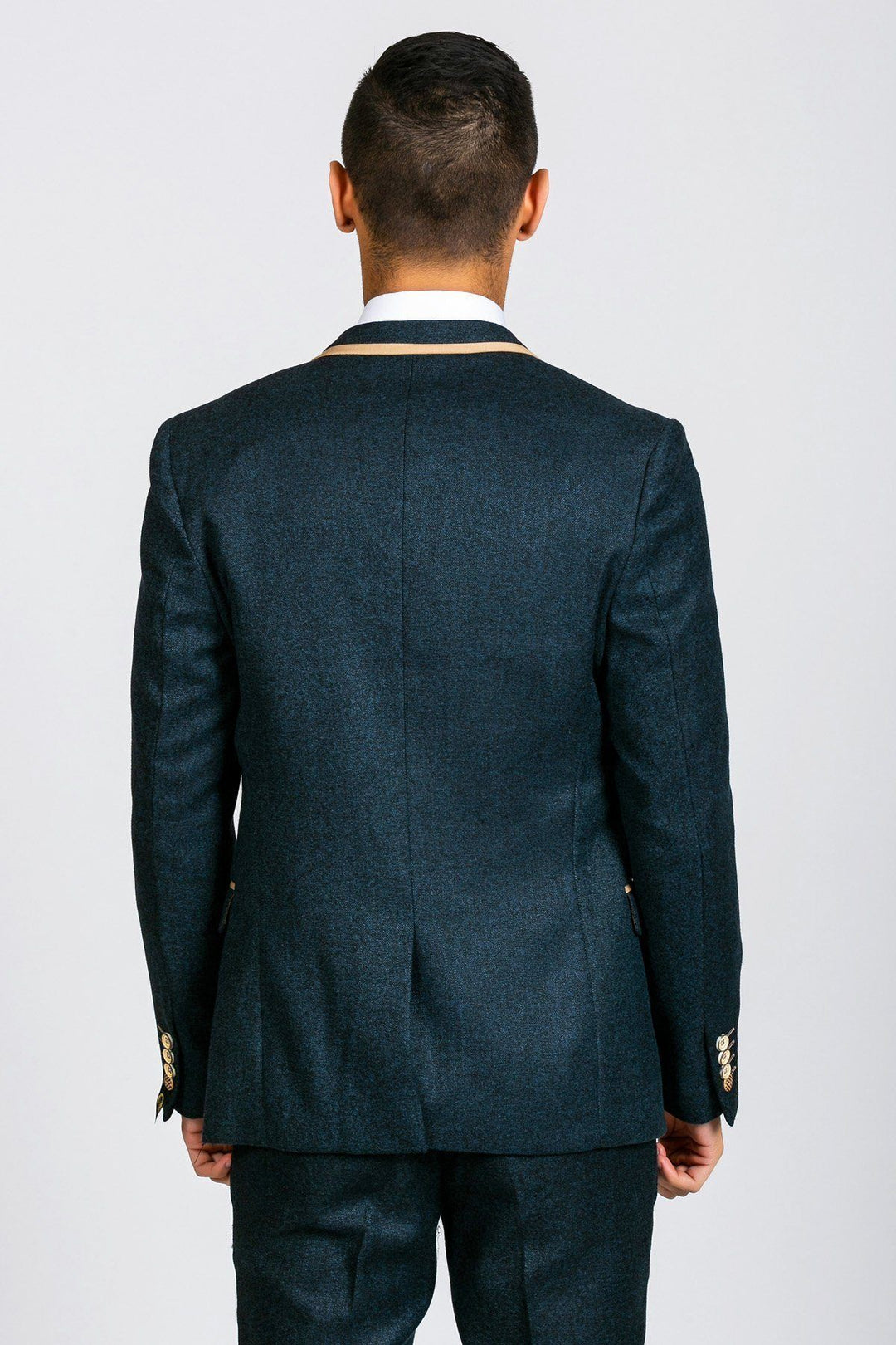 GLEN - Navy Tweed Blazer