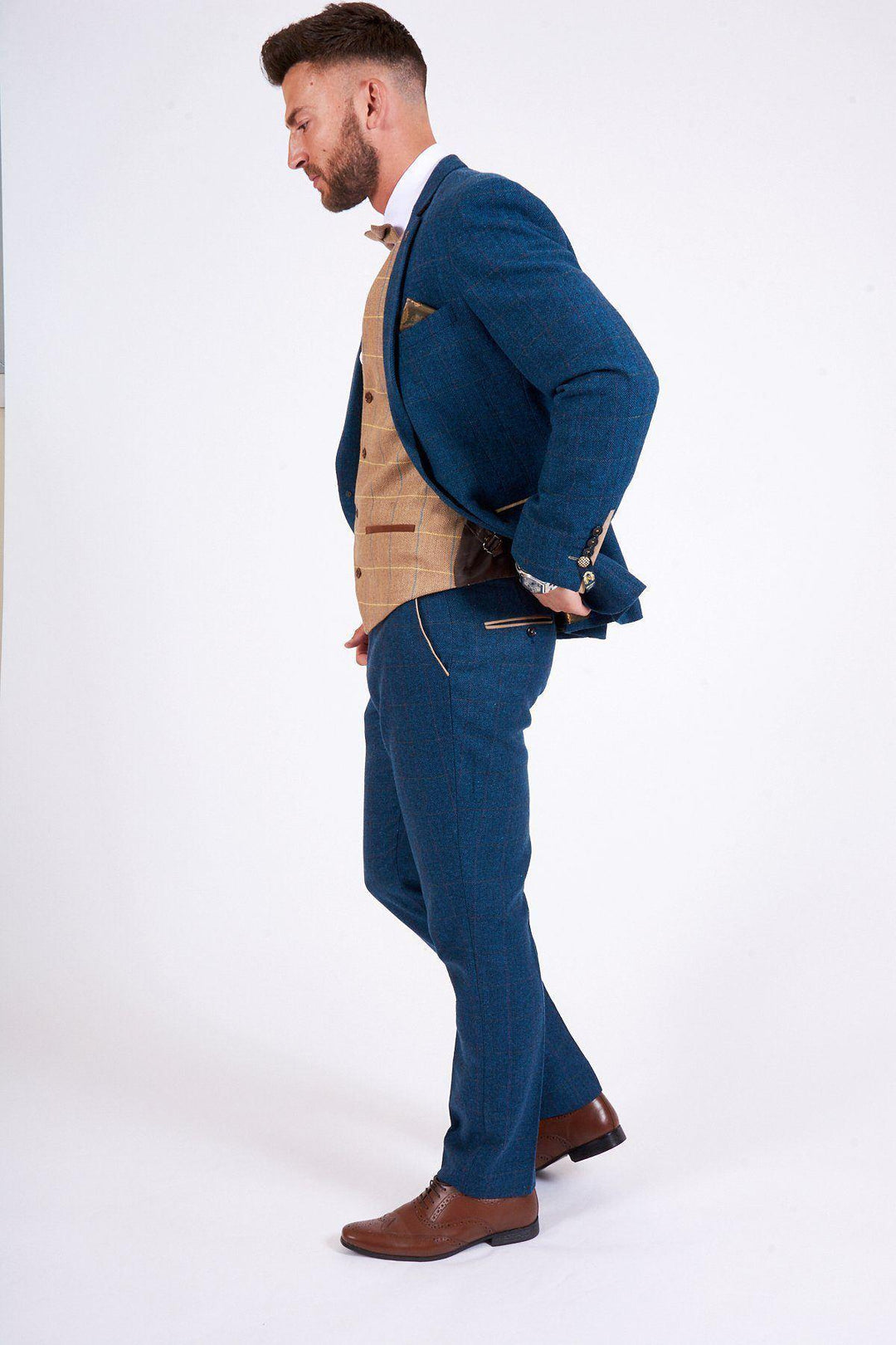 Hollyoaks Jacob Roberts (Damon Kinsella) in Dion Suit with DX7 Waistcoat