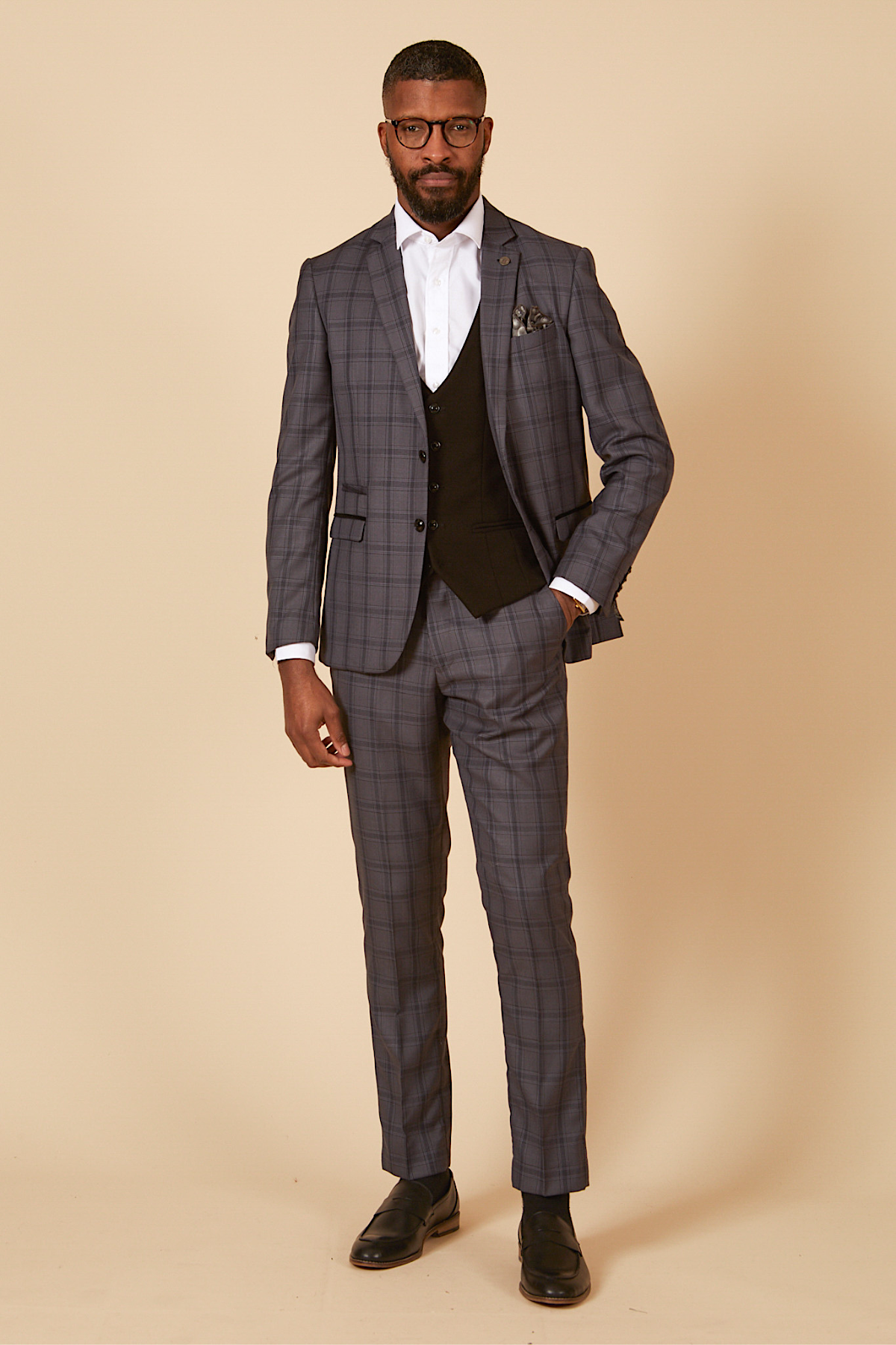 Grey blazer and waistcoat best sale