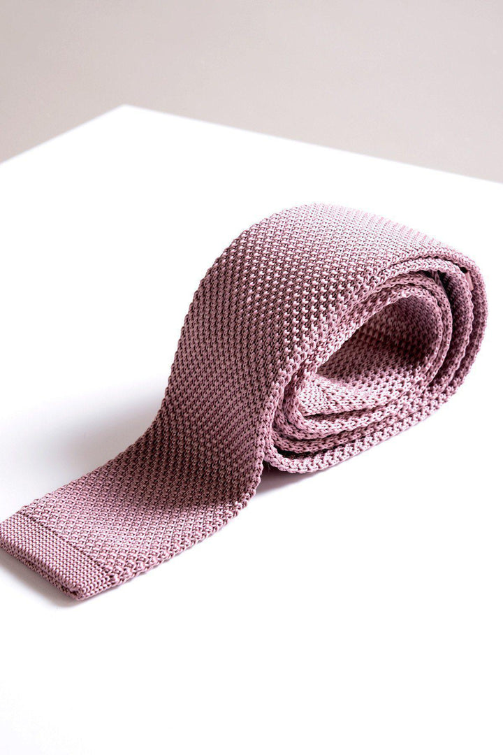 KT - Blush Pink Knitted Tie