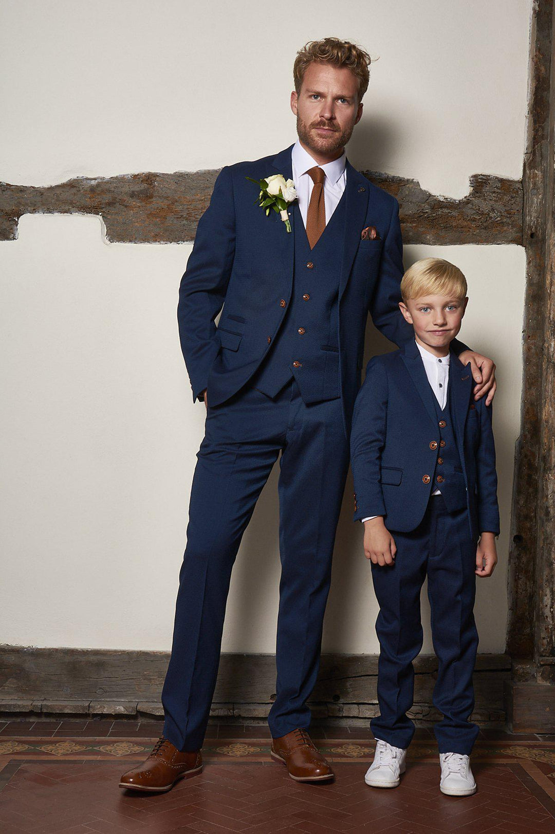 Matching Father & Son | Men’s MAX Royal Blue Three Piece Suit