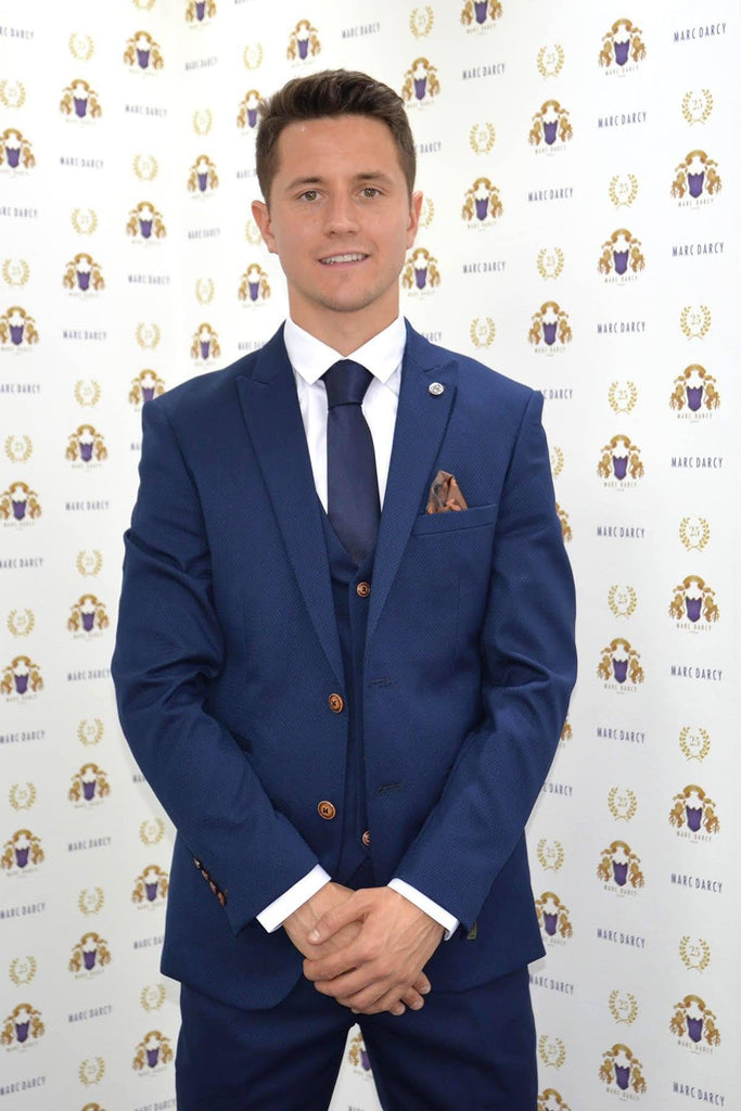 Boca Midfielder Ander Herrera Max Royal Blue Suit