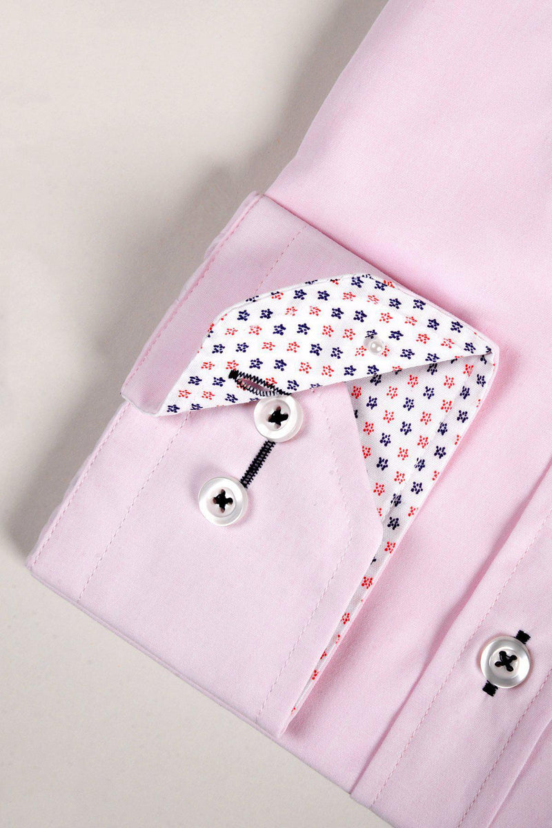 SERGIO - Pink Long Sleeve Shirt – Marc Darcy