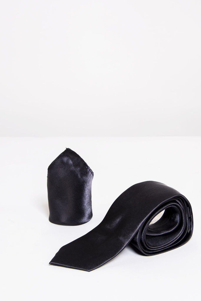 STANLEY Satin Tie Pocket Square Set