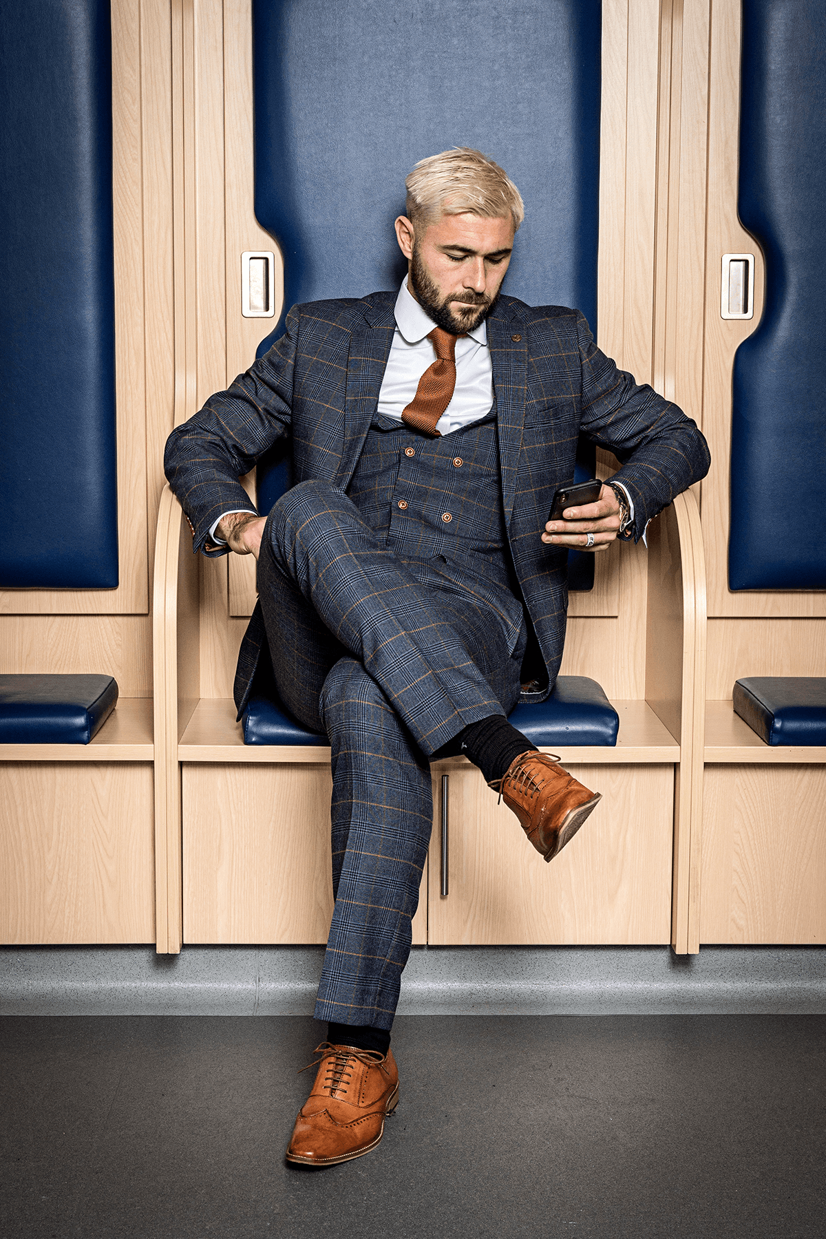 WBA Collection Jenson Marine Navy Suit Marc Darcy