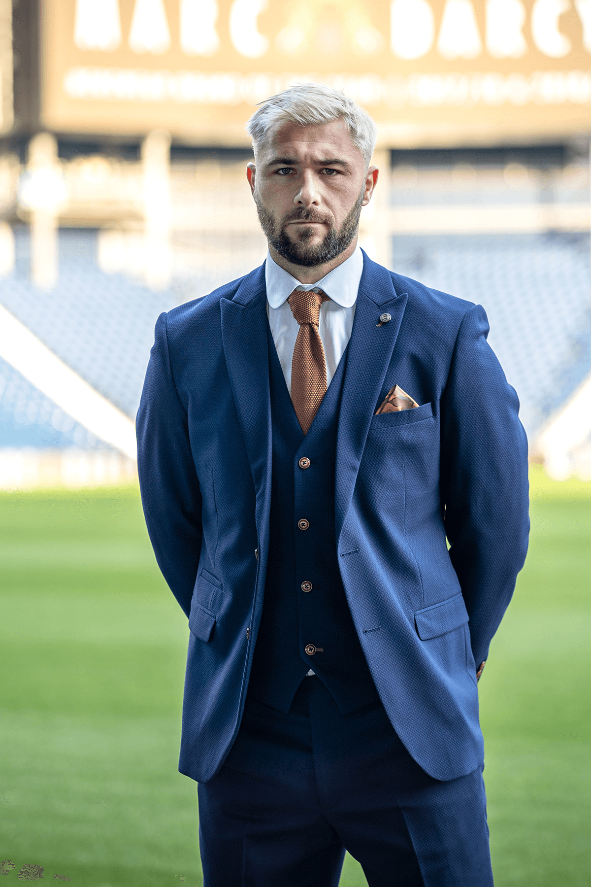 Royal blue coat clearance suit