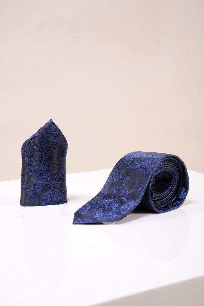MD PAISLEY Paisley Tie Pocket Square Set